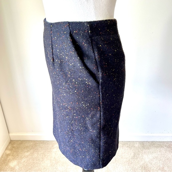MODCLOTH Colorful Specked Wool Pencil Skirt—SZ. 0 - Picture 6 of 17